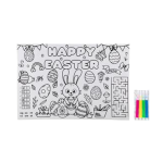 Easter Placemat Colouring - 4 Piece, assorted designs